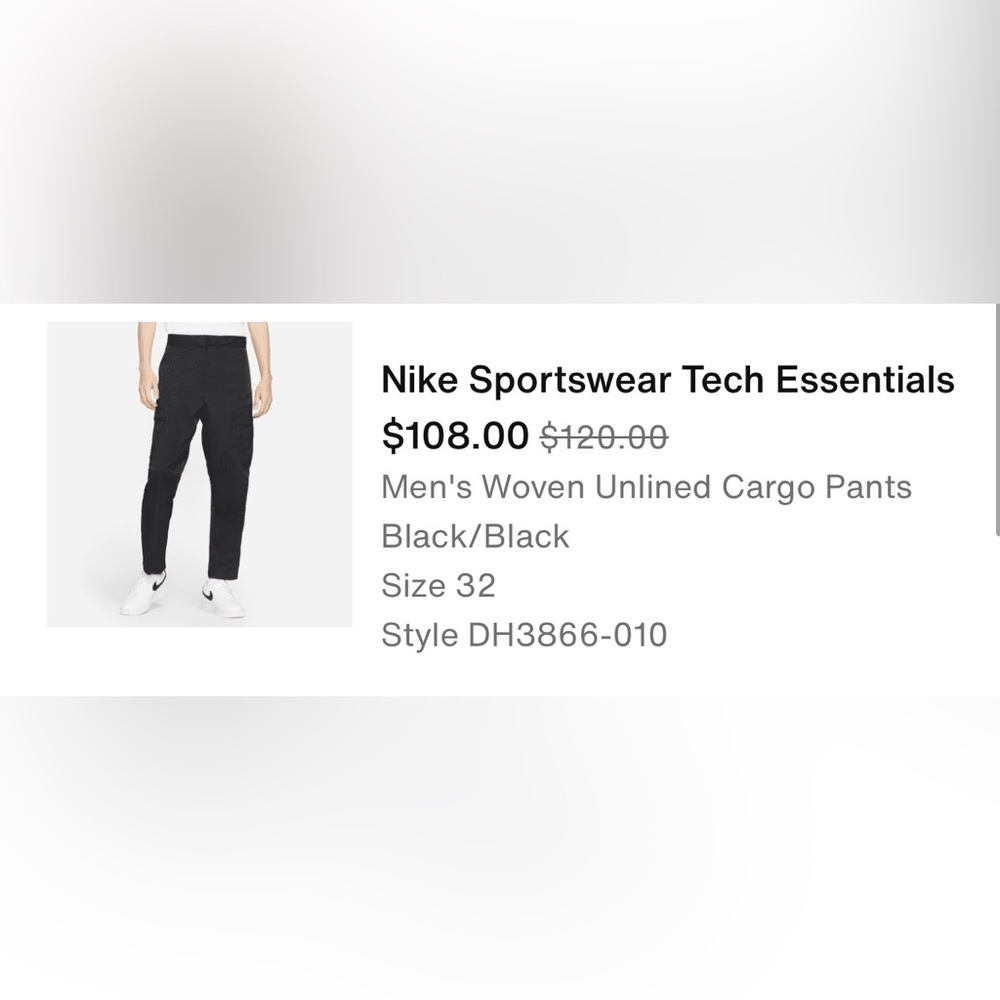 Nike Sportswear Tech Essentials Men's Woven Unlined Cargo Pants